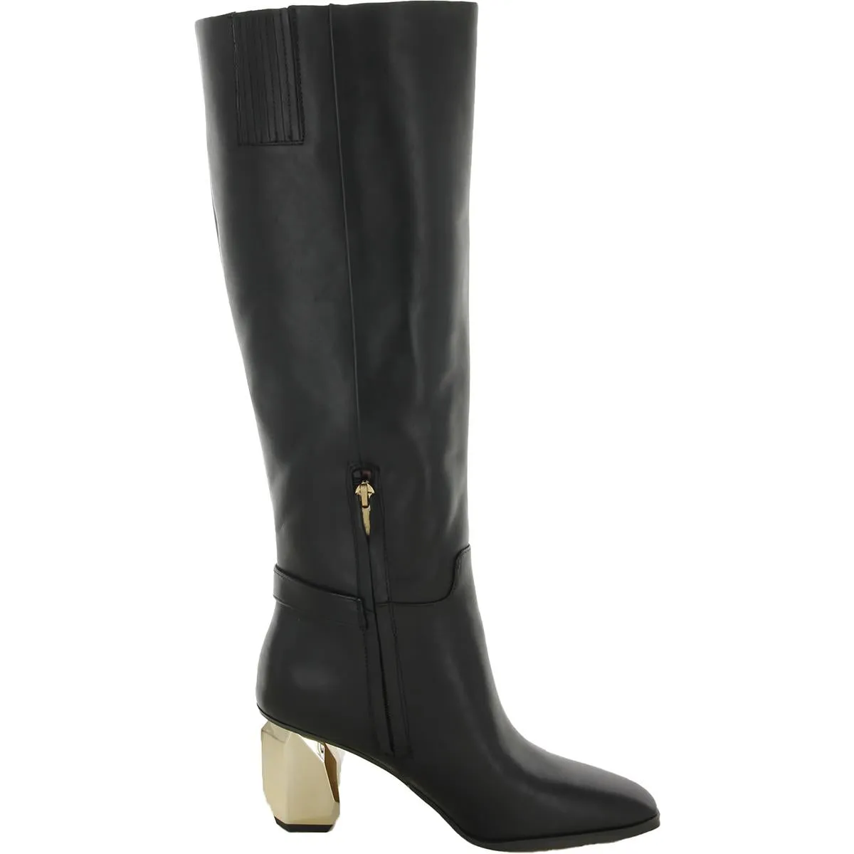 Tiera High Womens Leather Tall Knee-High Boots