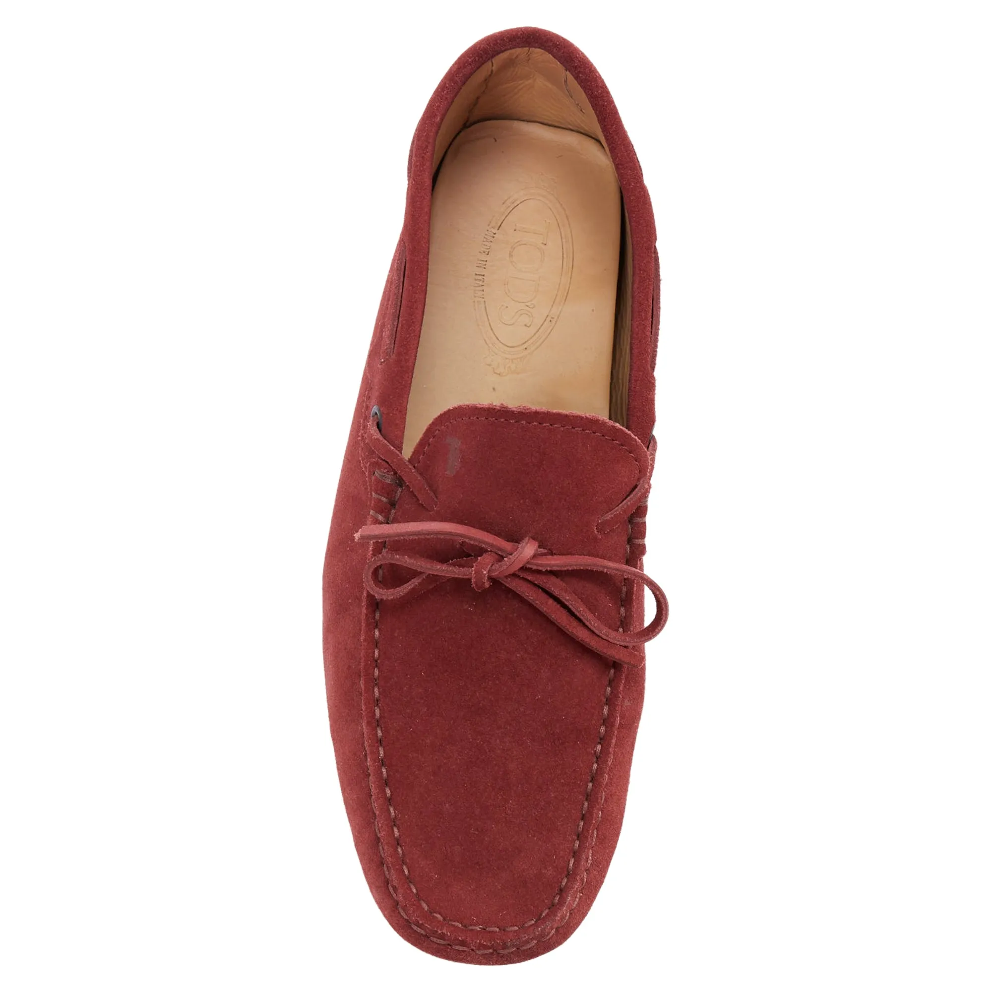 Tod's Gommino Suede Leather Dot Sole Driving Loafers