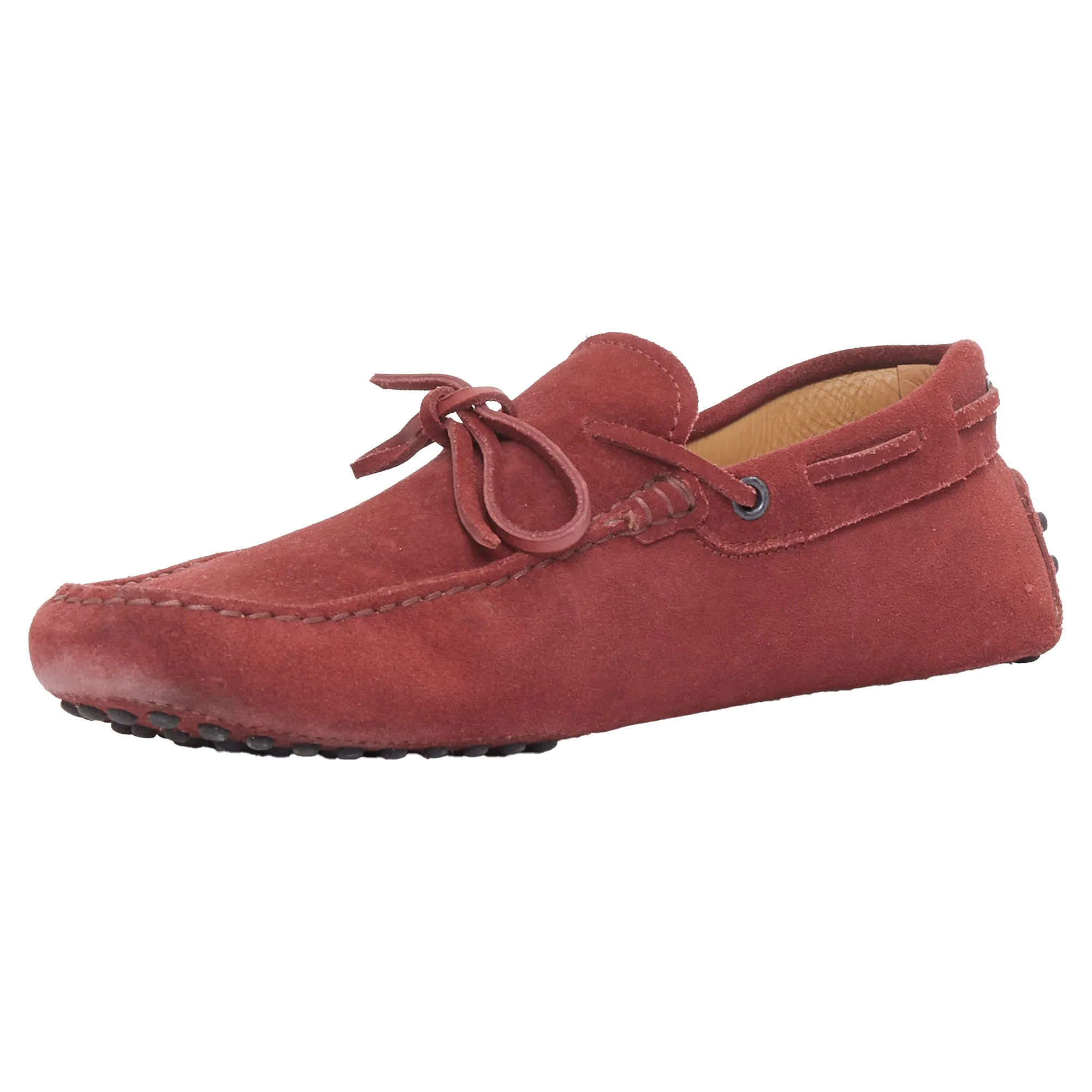 Tod's Gommino Suede Leather Dot Sole Driving Loafers