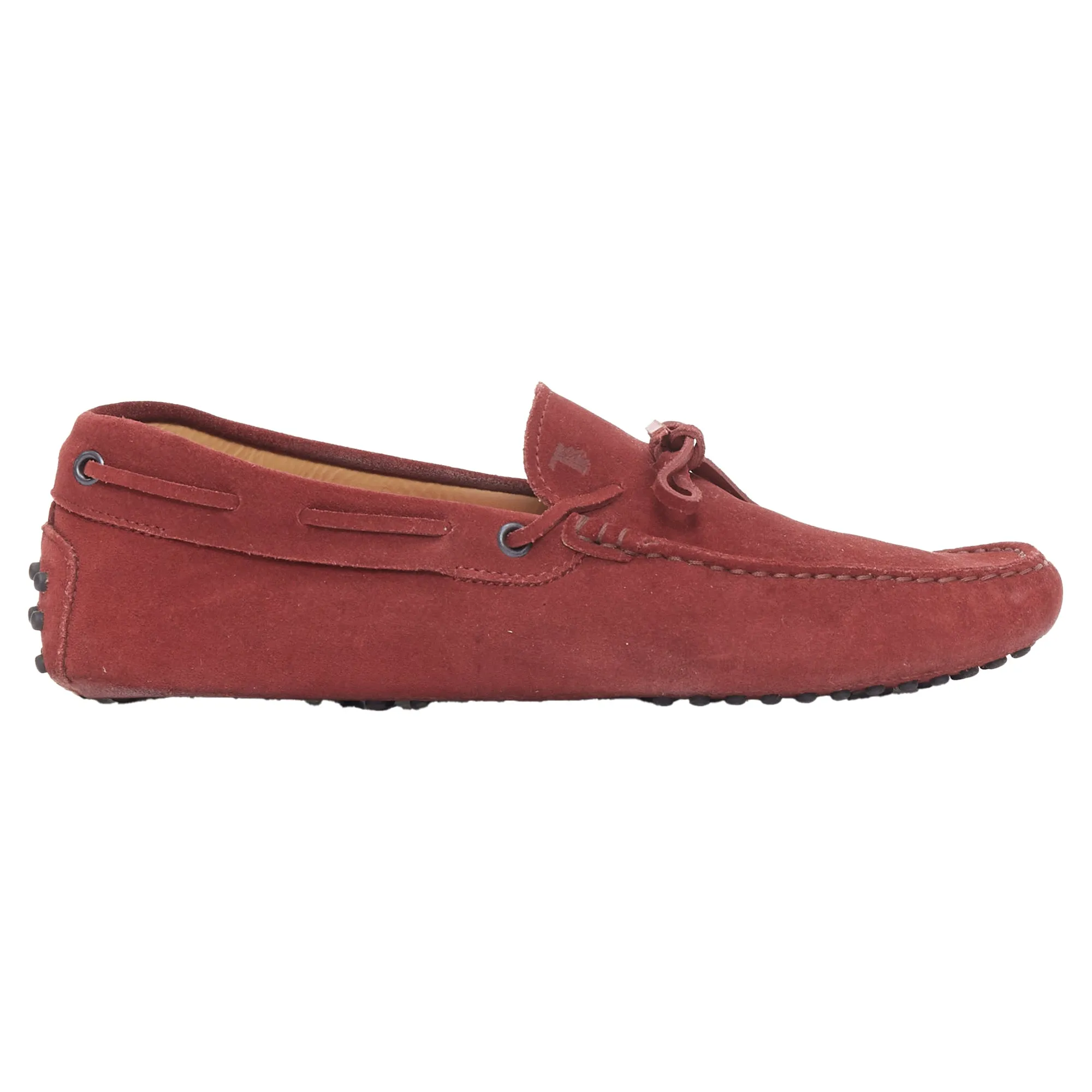 Tod's Gommino Suede Leather Dot Sole Driving Loafers