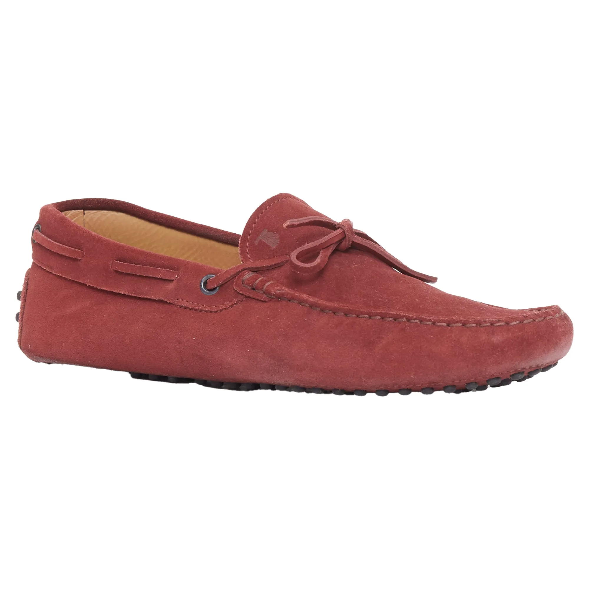 Tod's Gommino Suede Leather Dot Sole Driving Loafers