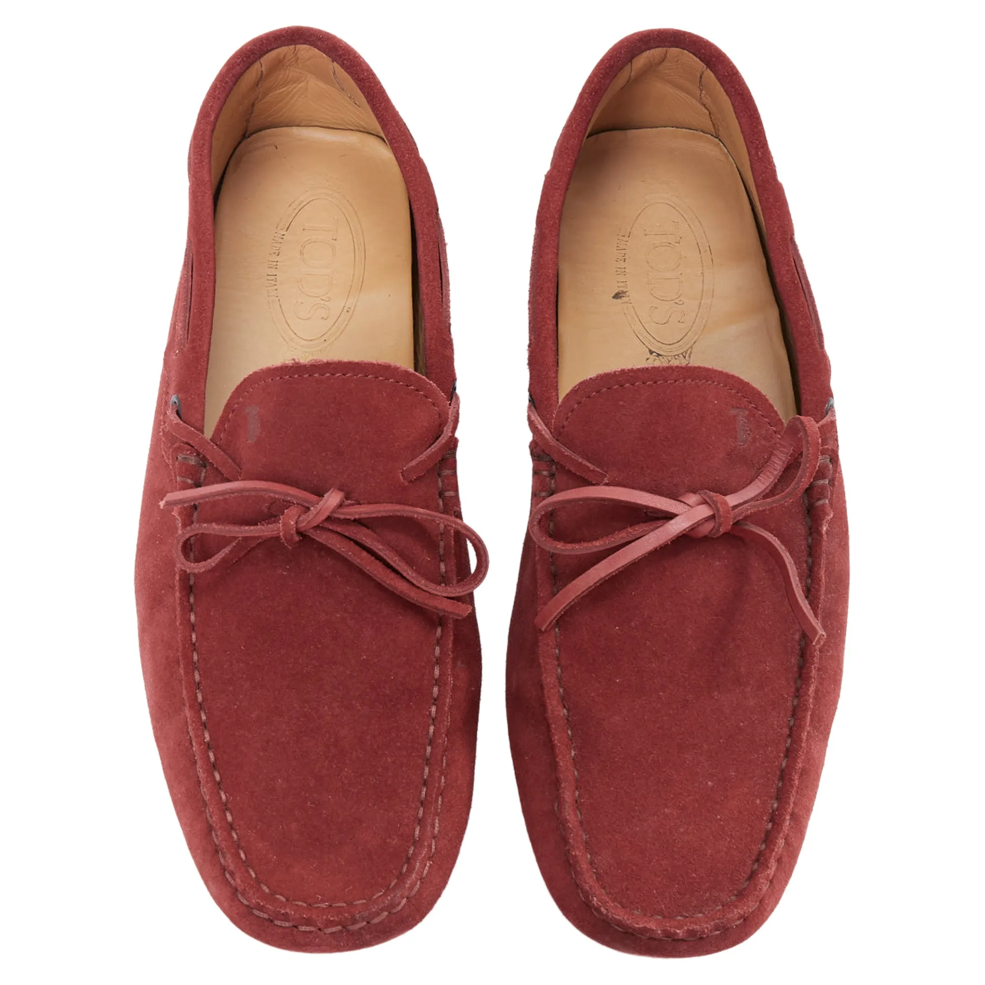 Tod's Gommino Suede Leather Dot Sole Driving Loafers
