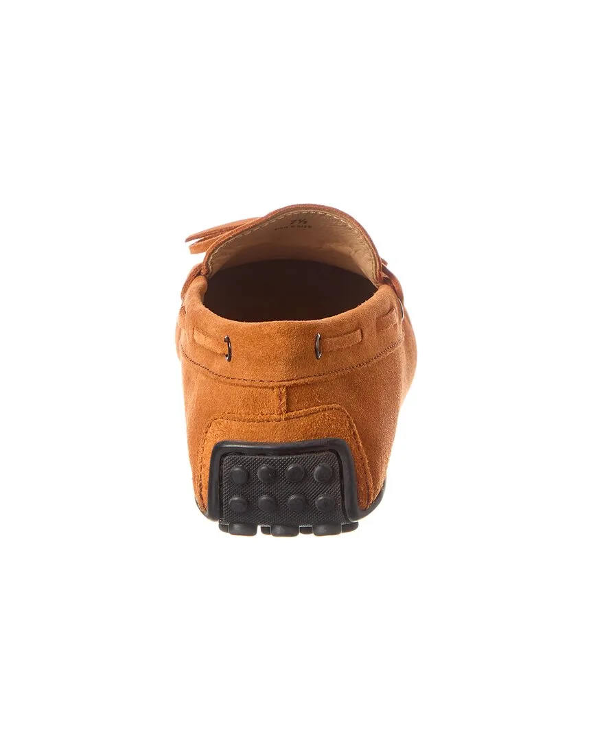 TOD��s Laccetto City Gommino Suede Loafer