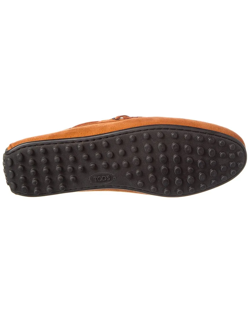 TOD��s Laccetto City Gommino Suede Loafer
