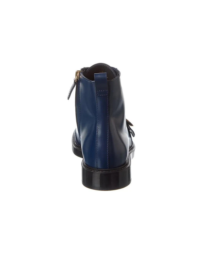 TOD��s Lace-Up Leather Boot