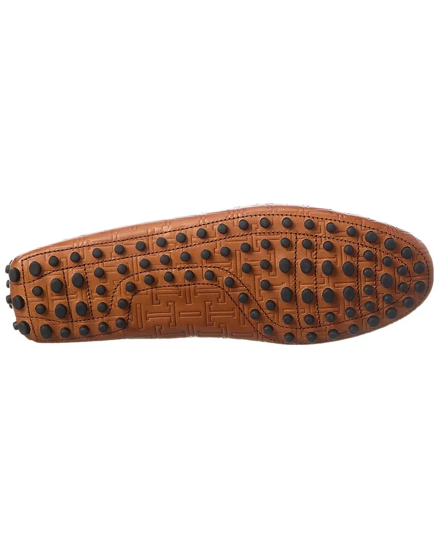 TOD��s Logo Leather Driver