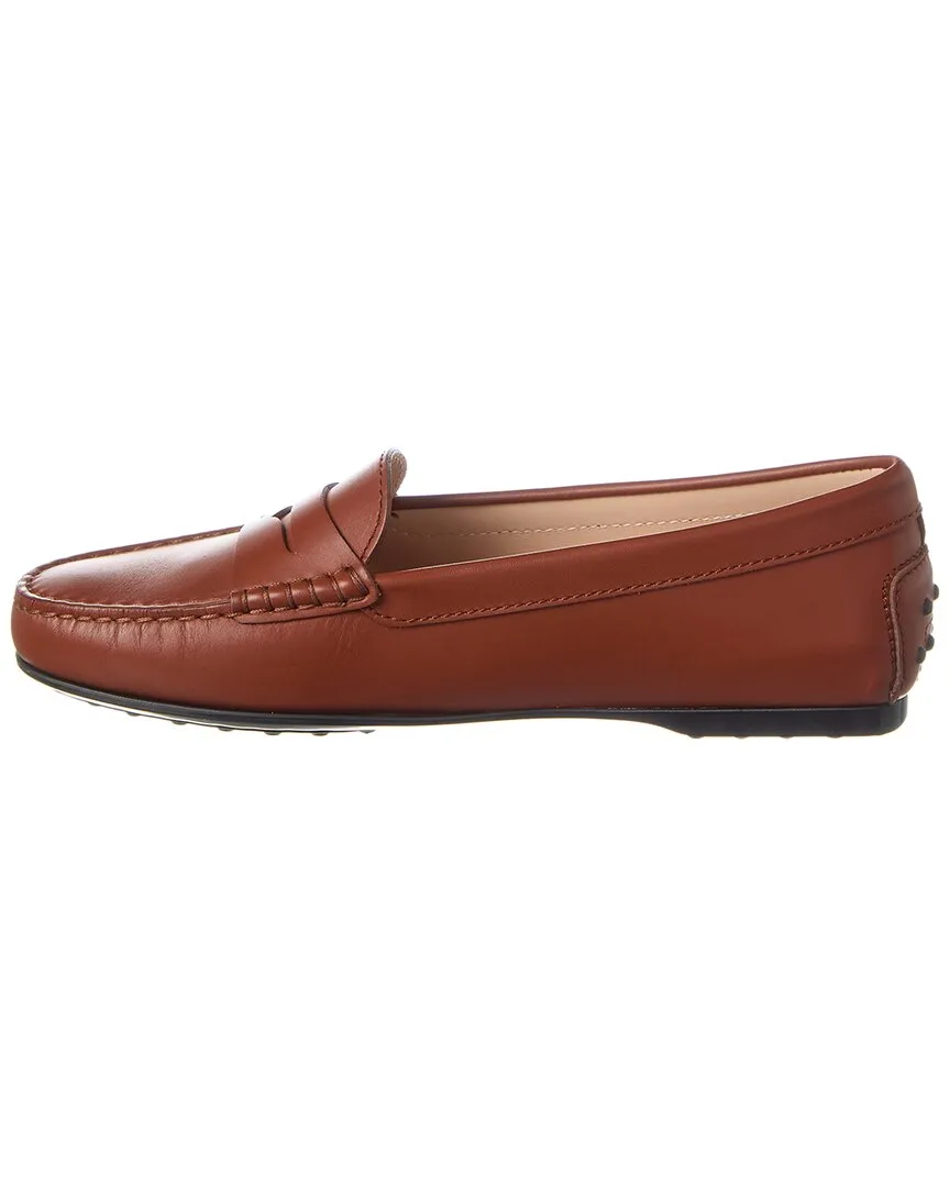 TOD��s Logo Leather Loafer