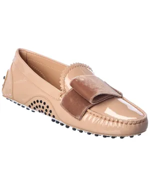 TOD��s Patent & Velvet Loafer