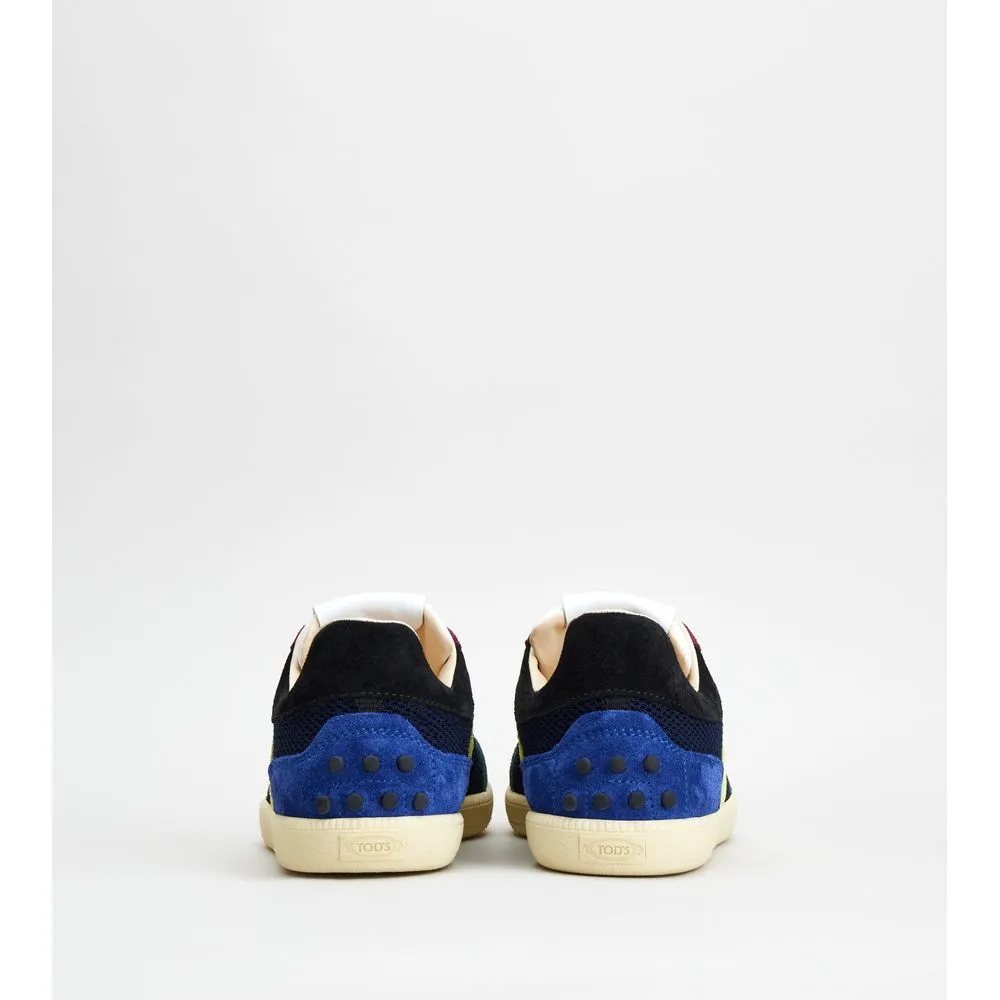 Tod's Tabs Sneakers in Suede and Technical Fabric
