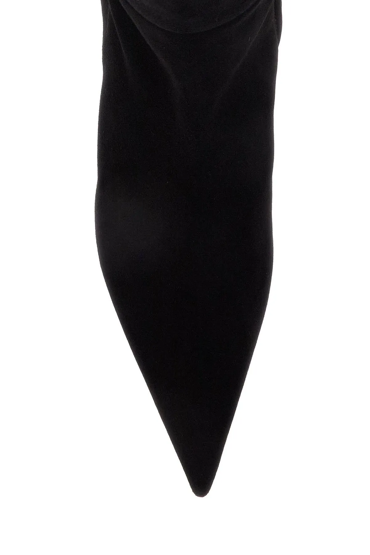 Toteme Women's  Suede Knee-High Boots With Low Heel