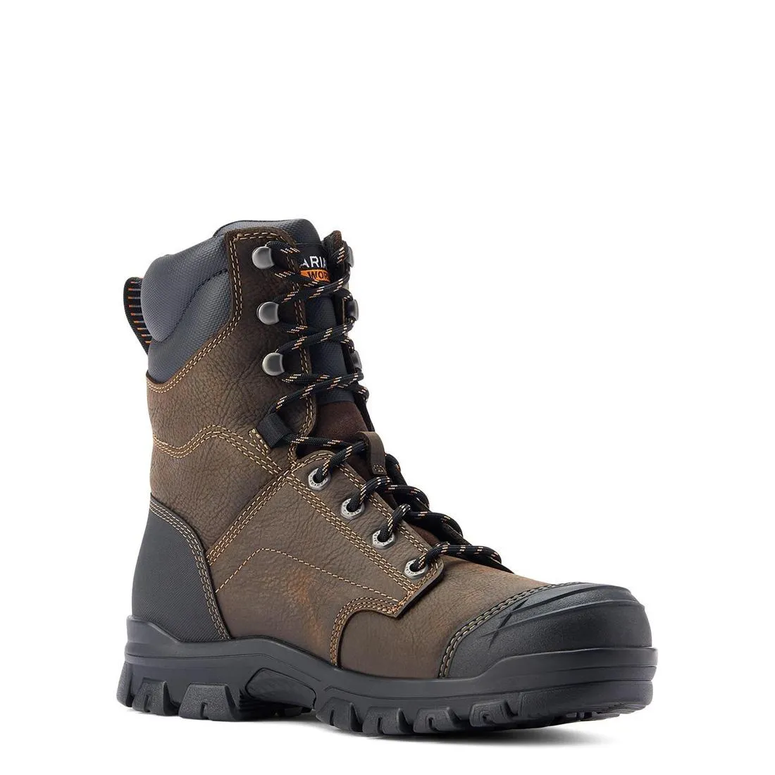 Treadfast 8"  Soft-Toe Waterproof Boot Dark Brown