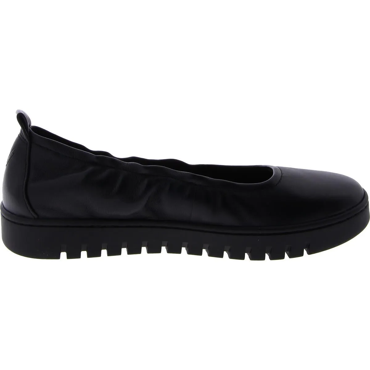 Uptown Womens Cushioned Footbed Leather Ballet Flats
