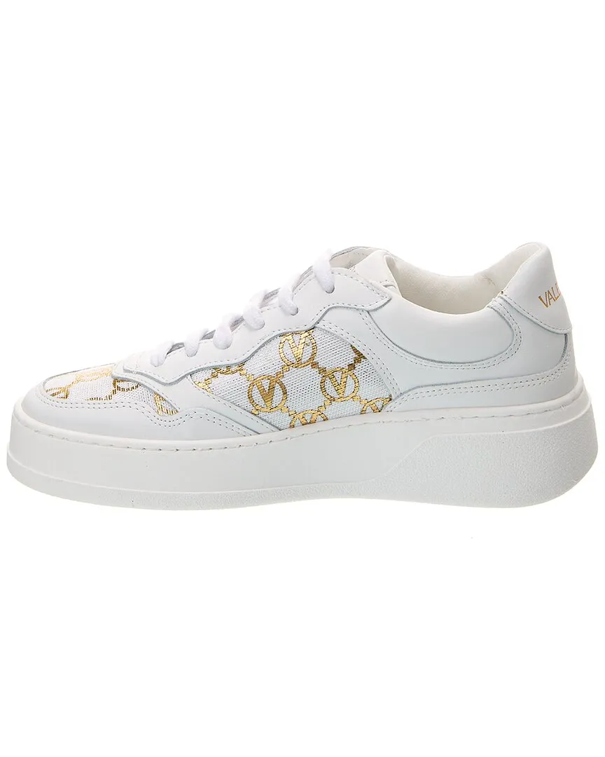Valentino by Mario Valentino Minerva Leather Sneaker