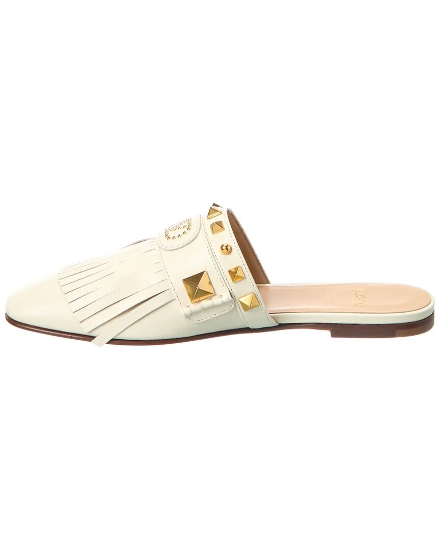 Valentino Grainy Leather Flat