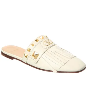 Valentino Grainy Leather Flat