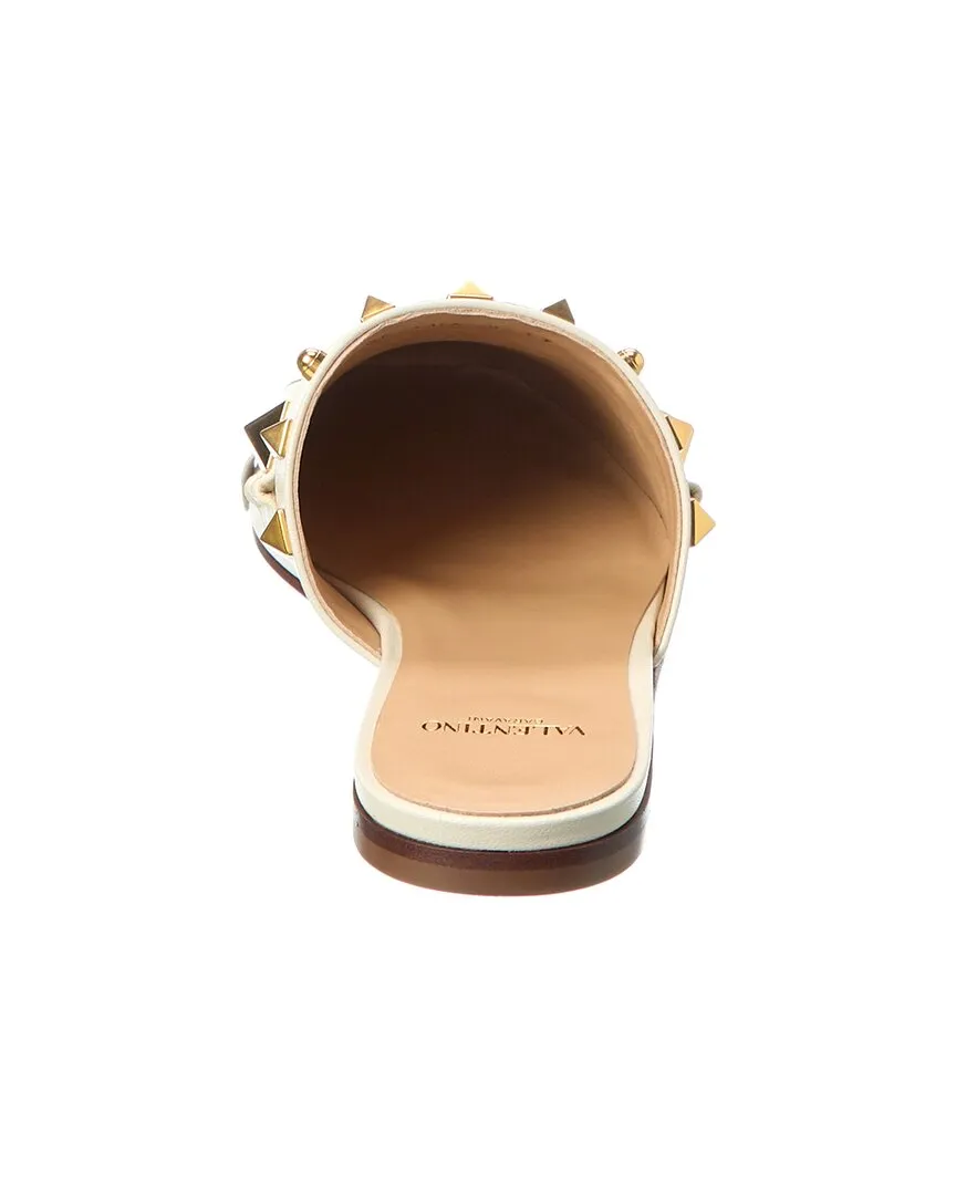 Valentino Grainy Leather Flat