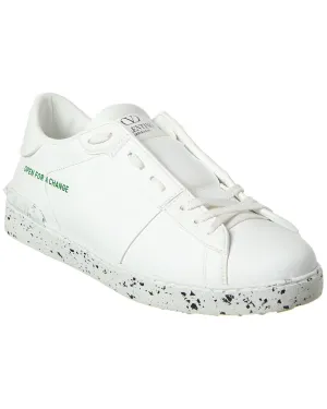 Valentino Open For A Change Leather Sneaker
