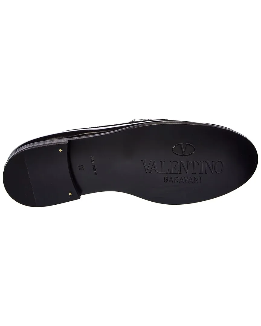 Valentino VLogo Leather Loafer