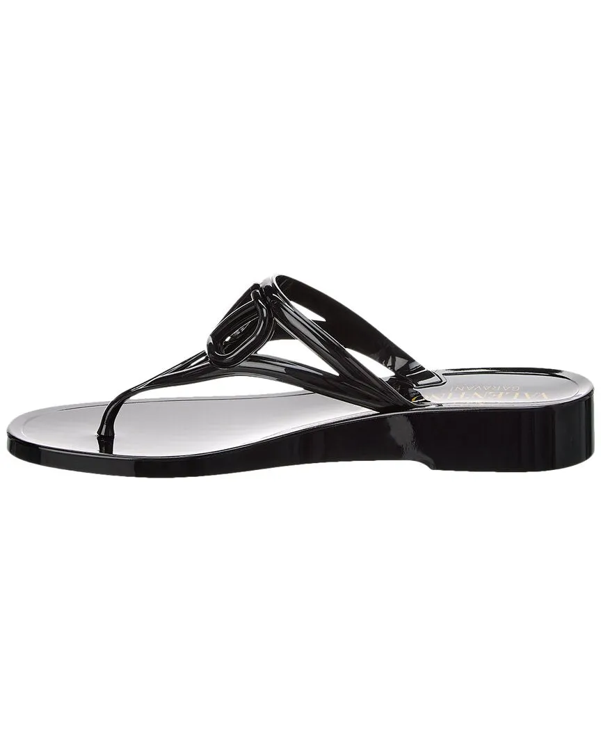 Valentino VLogo Rubber Sandal