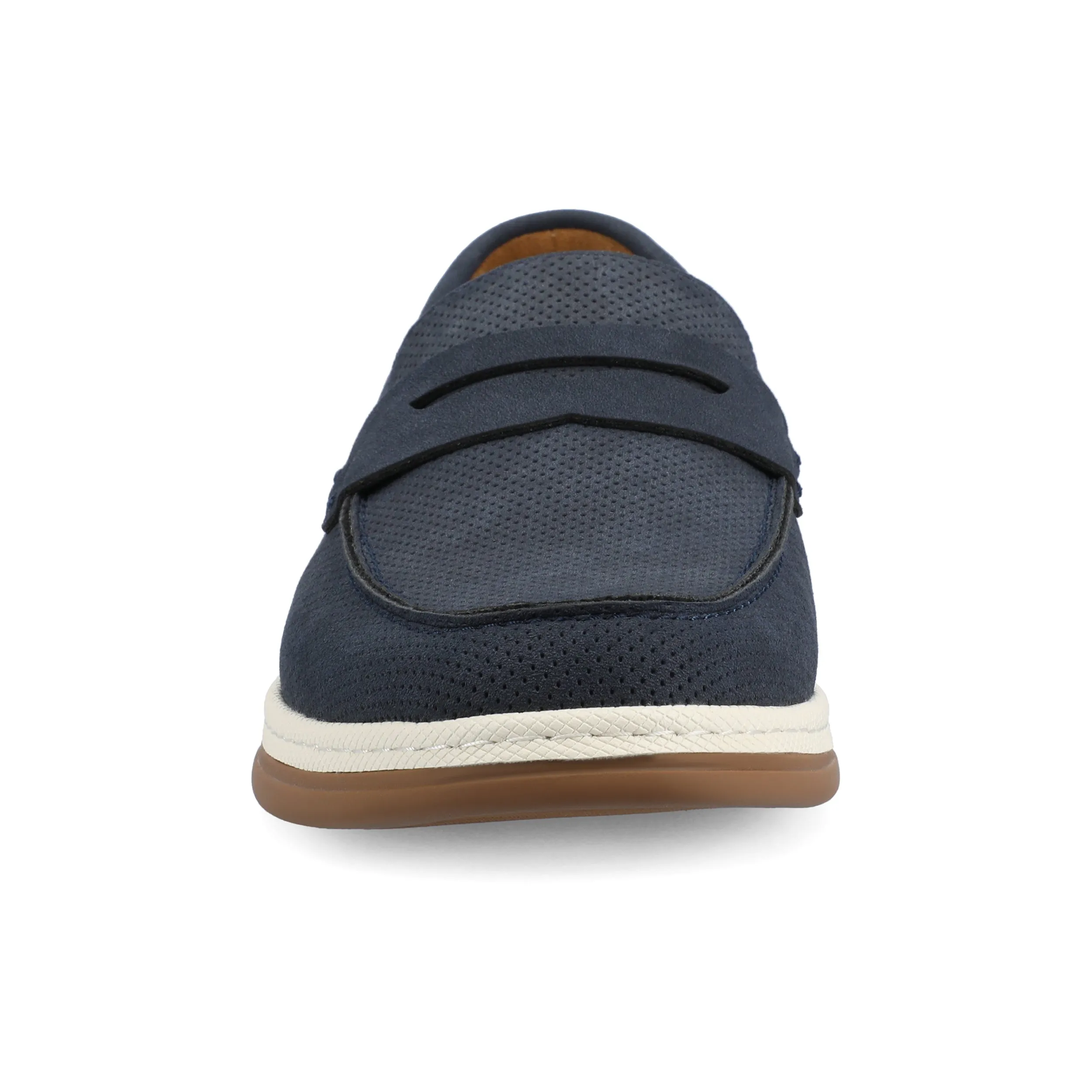 Vance Brantley Casual Slip-on Perforated Penny Loafer