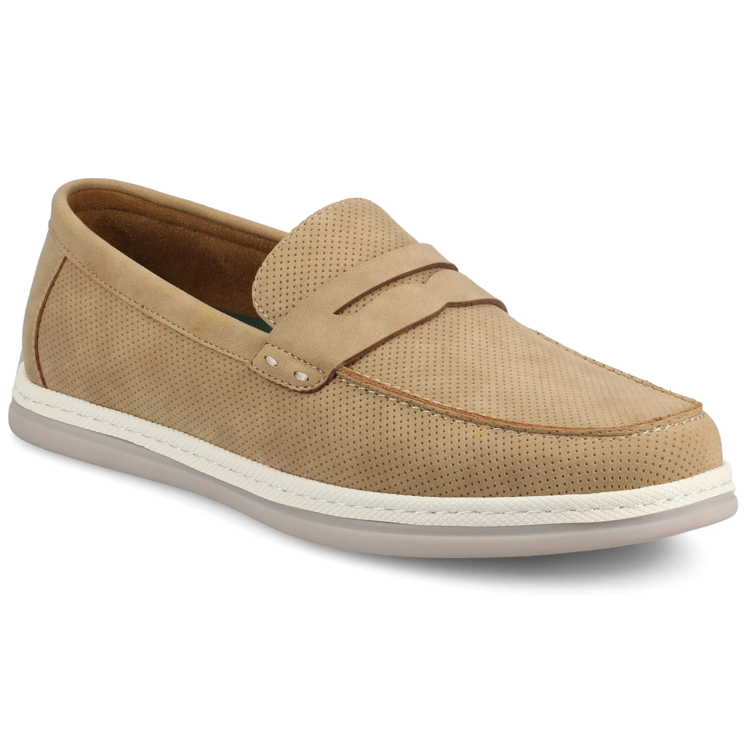 Vance Brantley Casual Slip-on Perforated Penny Loafer