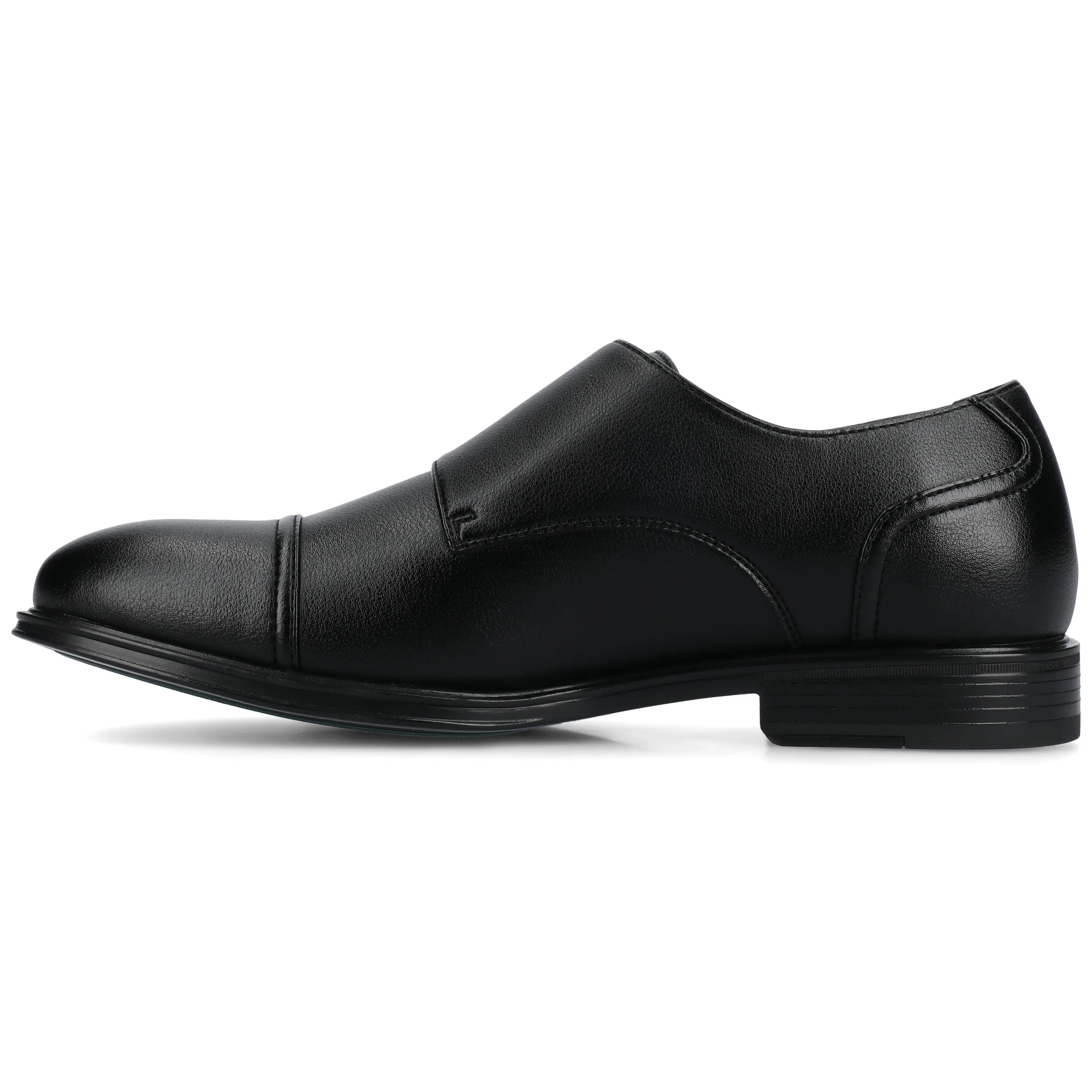 Vance Dillon Cap-toe Double Monk Strap Dress Shoe