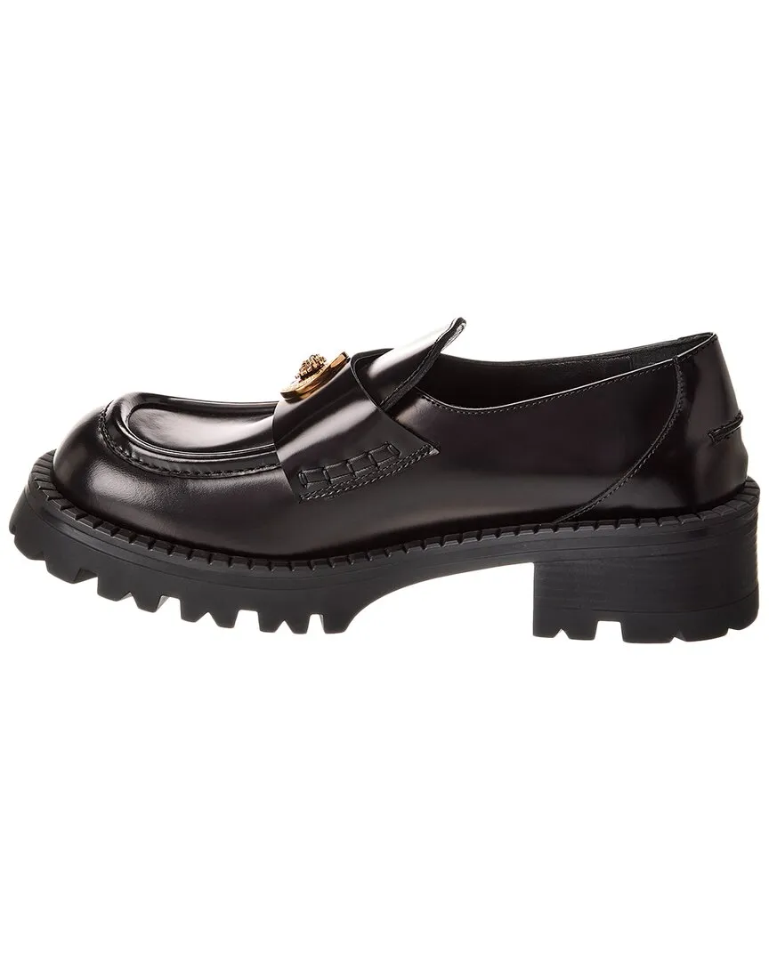 Versace Leather Loafer