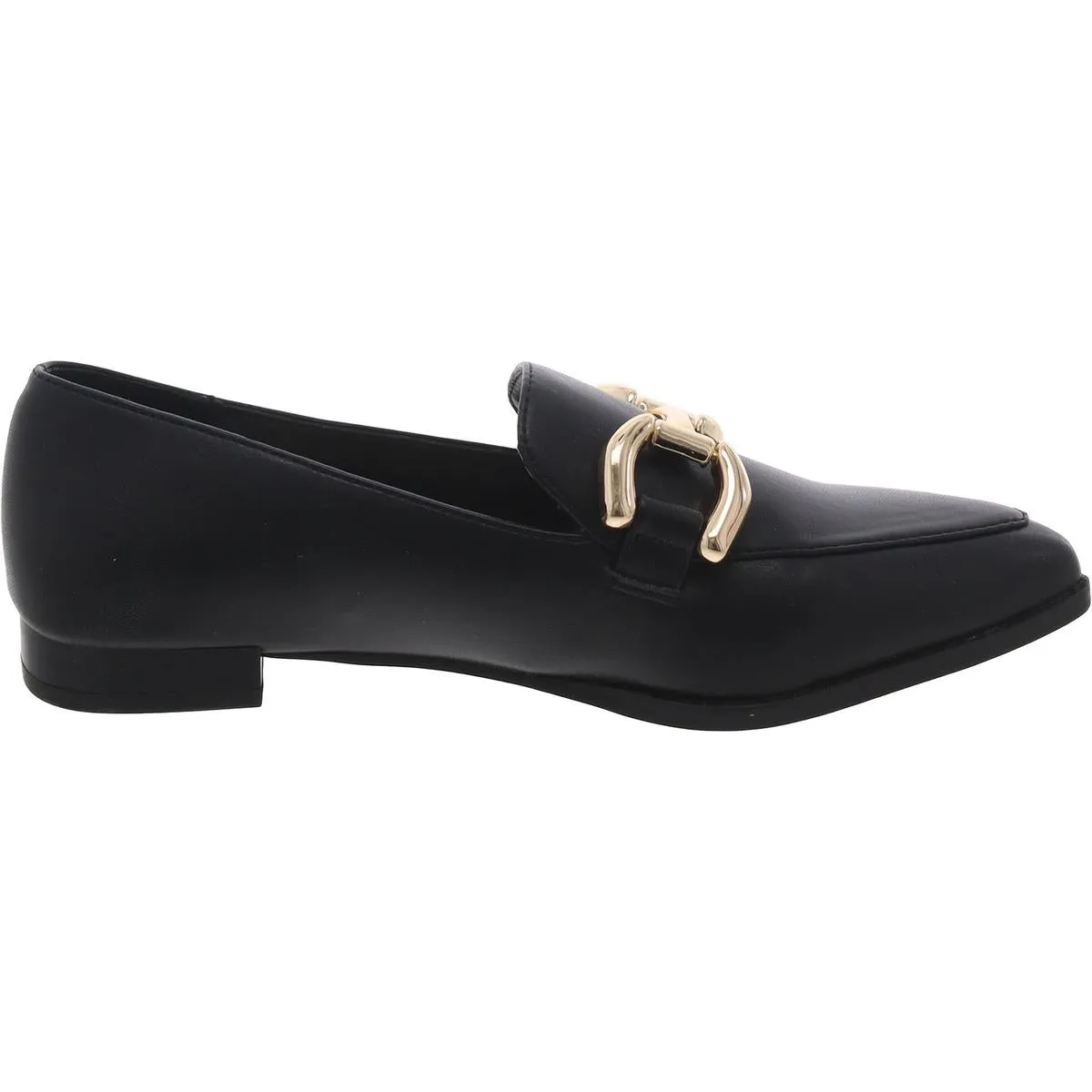 Vilena Womens Faux Leather Padded Insole Loafers