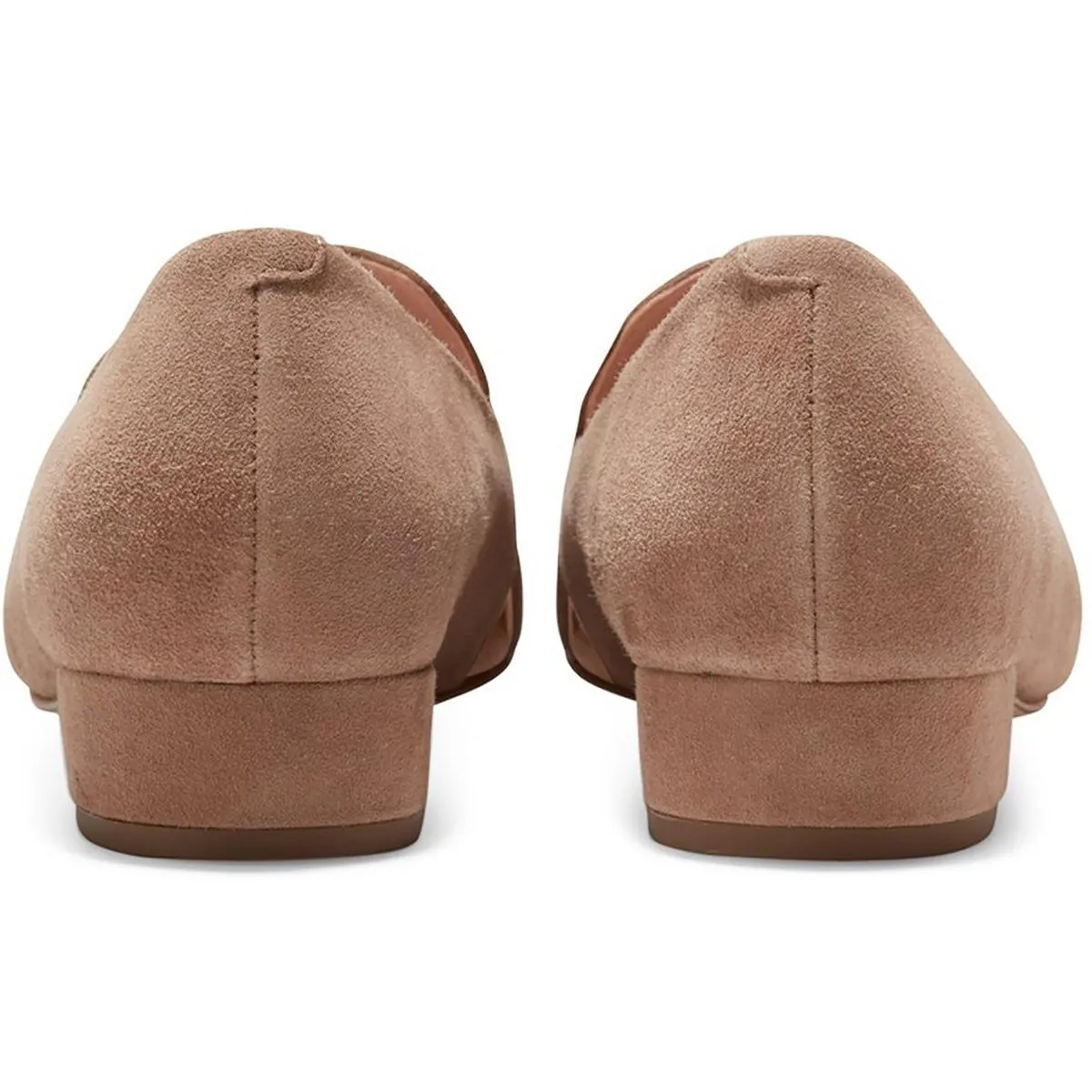 Viola Skimmer Womens Faux Suede Pointed Toe Loafers