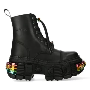 WALL83CCT-S8 Boots Leather Platform Gothic
