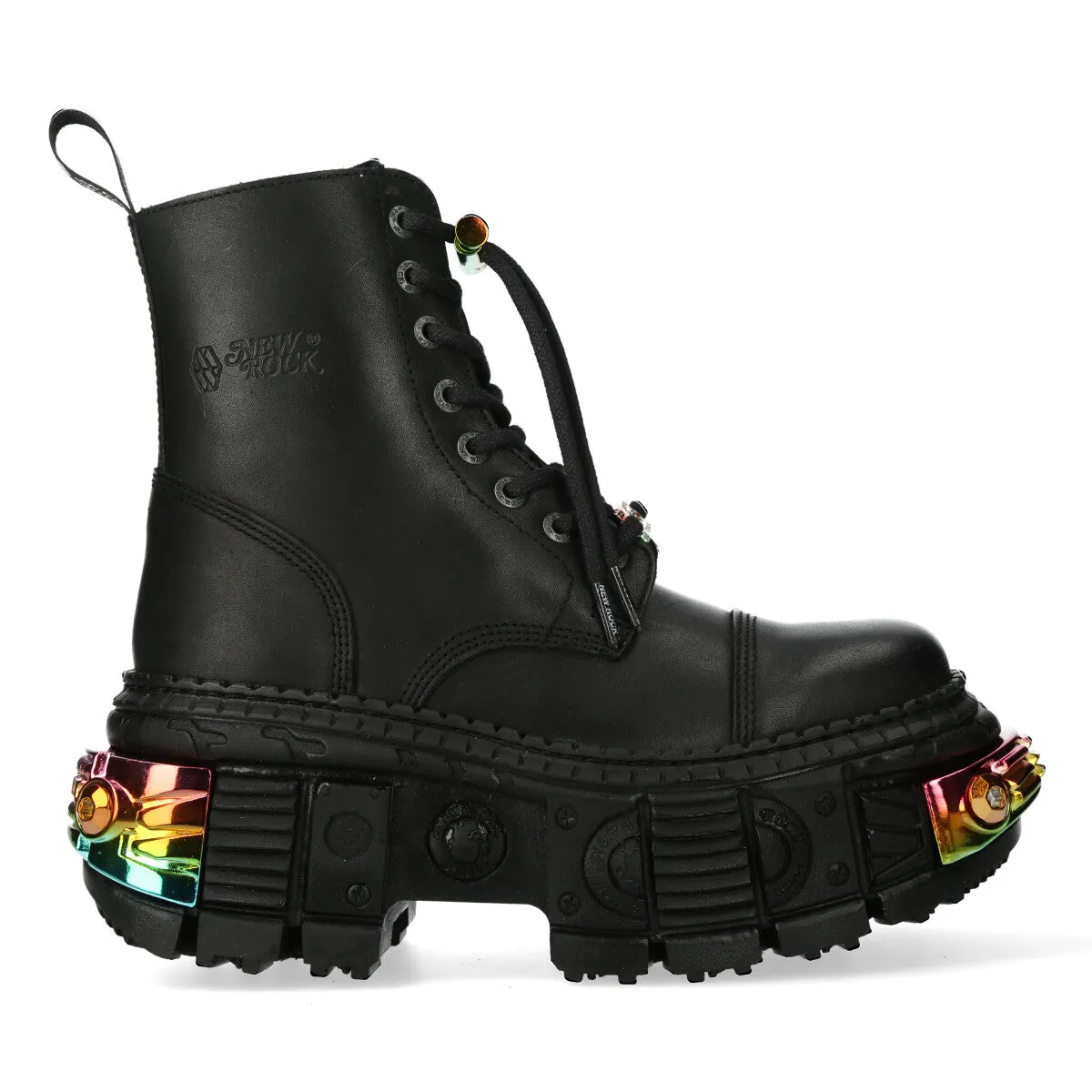 WALL83CCT-S8 Boots Leather Platform Gothic