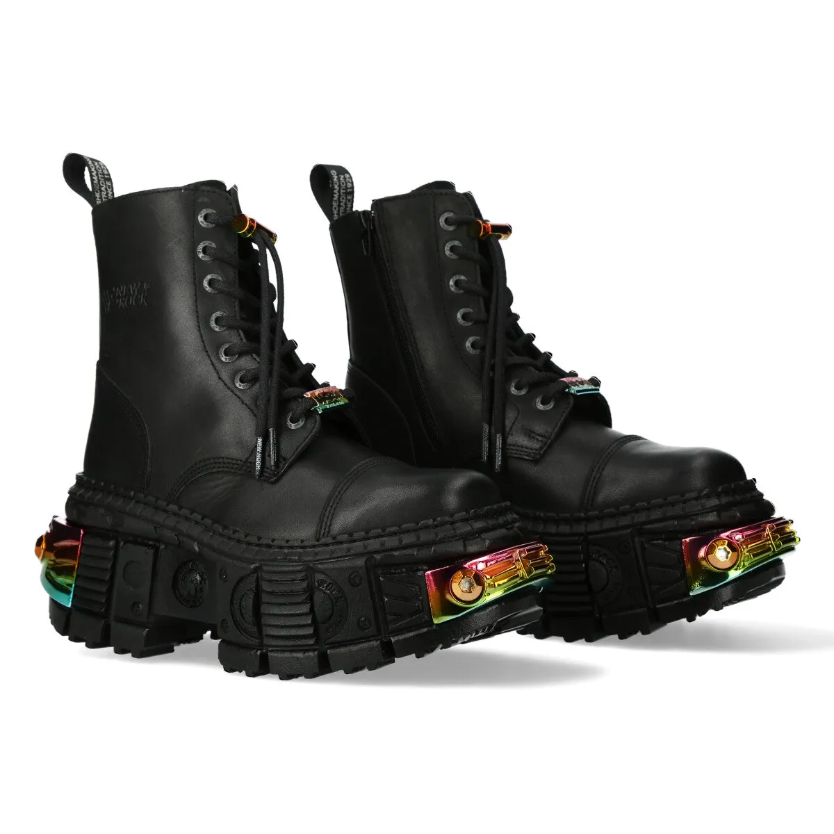 WALL83CCT-S8 Boots Leather Platform Gothic