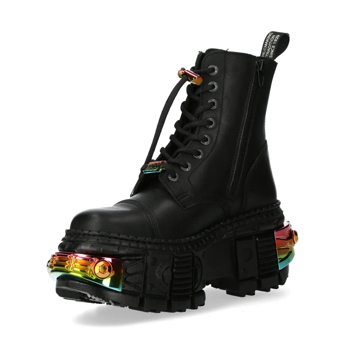 WALL83CCT-S8 Boots Leather Platform Gothic