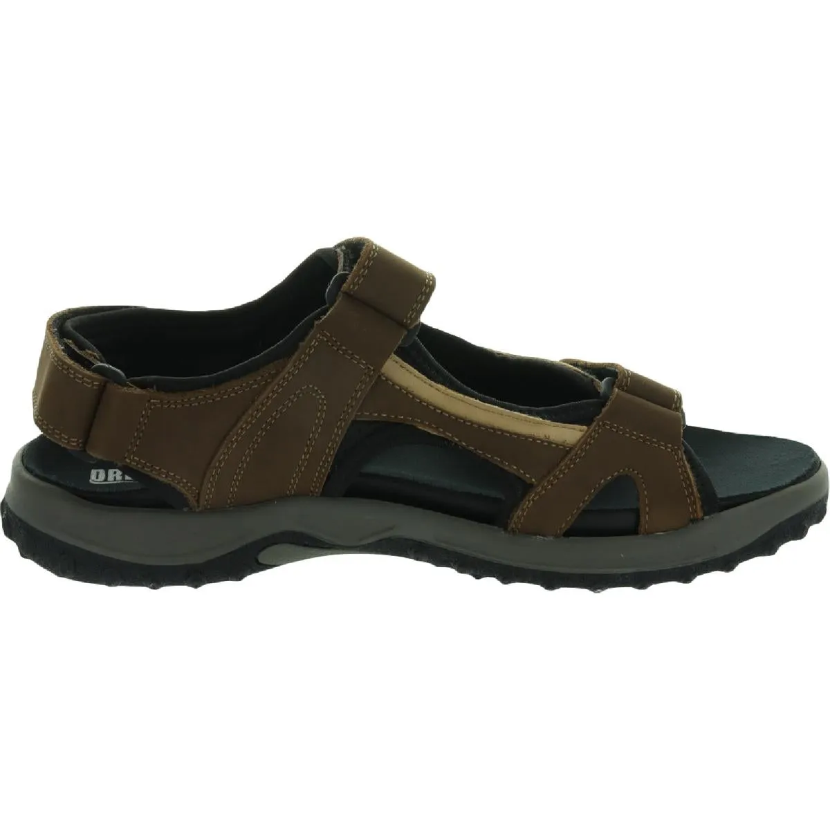 Warren Mens Leather Mesh Fisherman Sandals