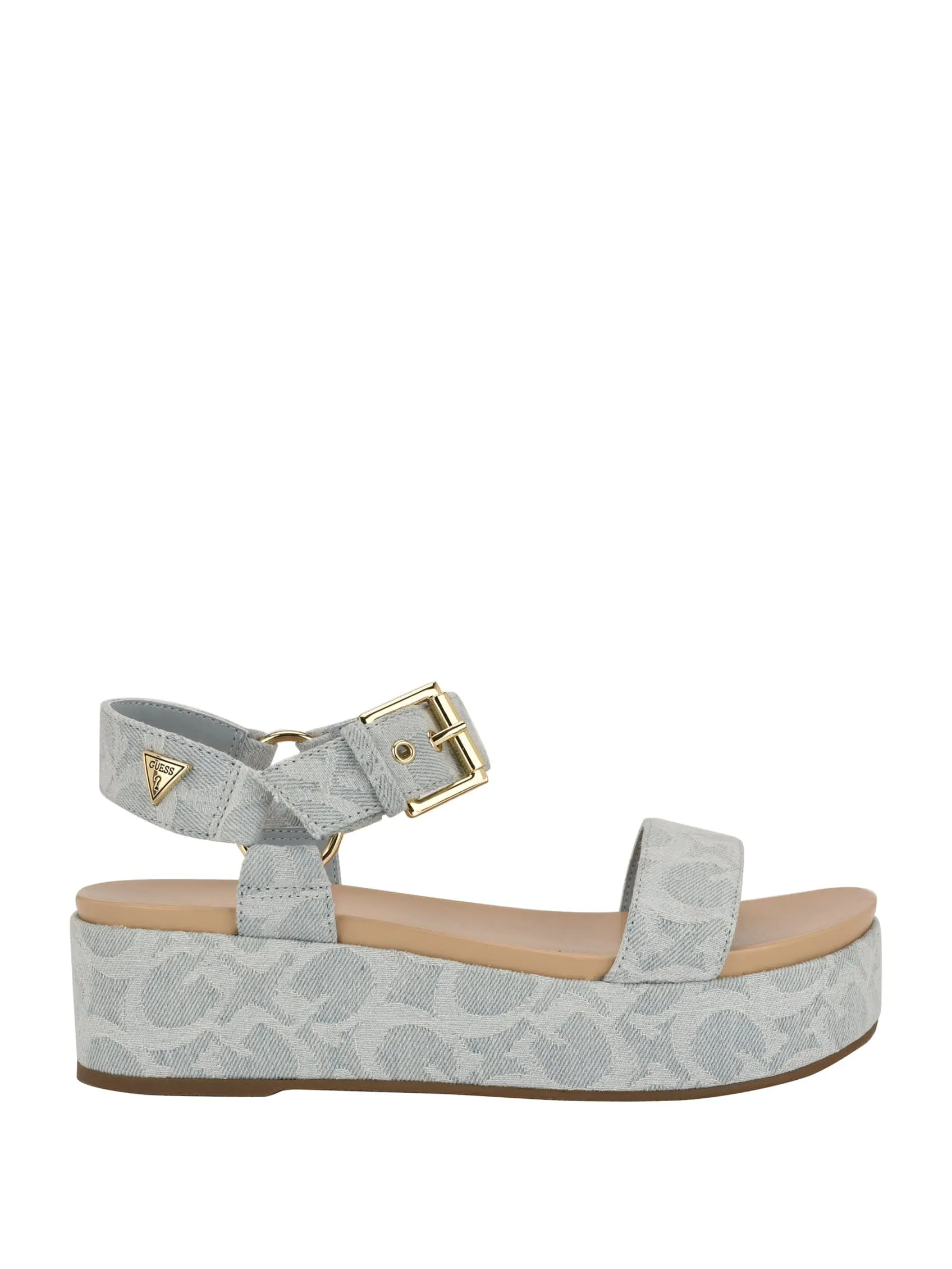 Wits Denim Flatform Sandals