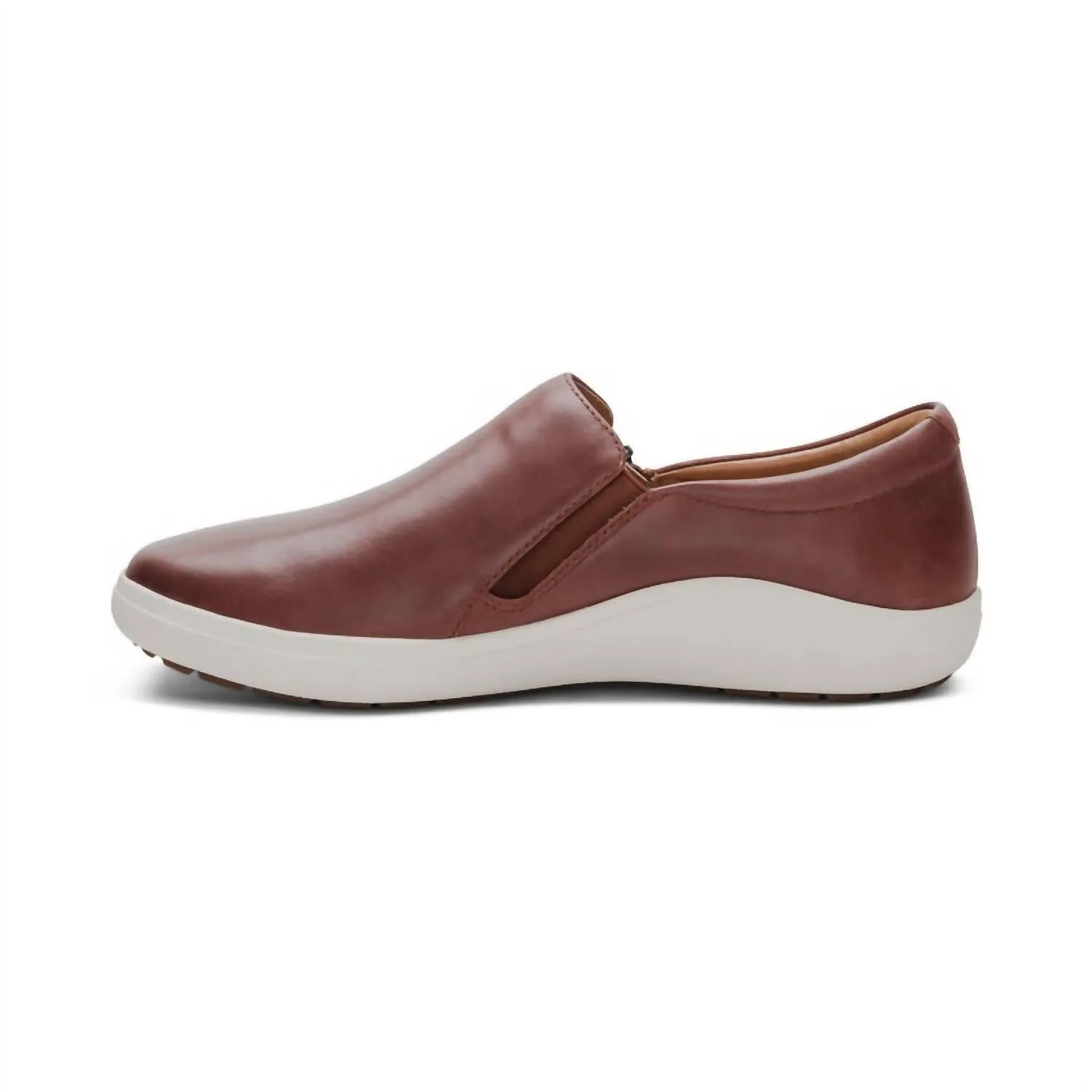 Women Jenna Slip-On Sneakers In Brown