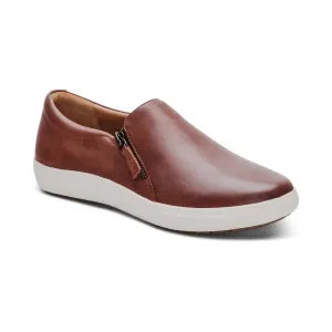 Women Jenna Slip-On Sneakers In Brown