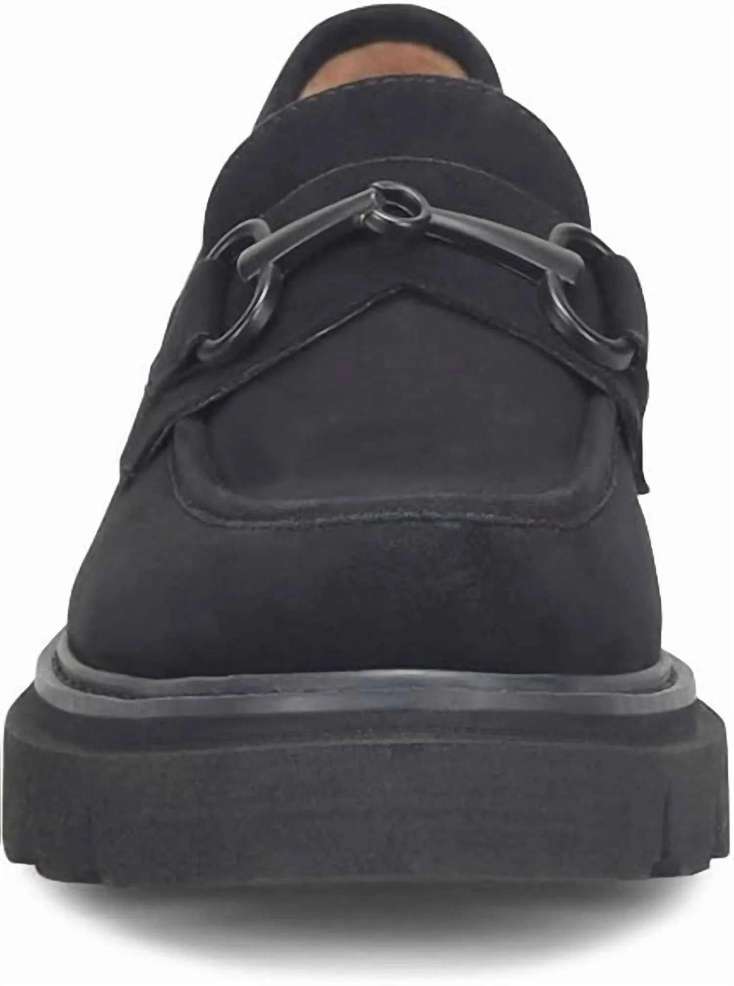 Women Satara Loafer In Black Suede