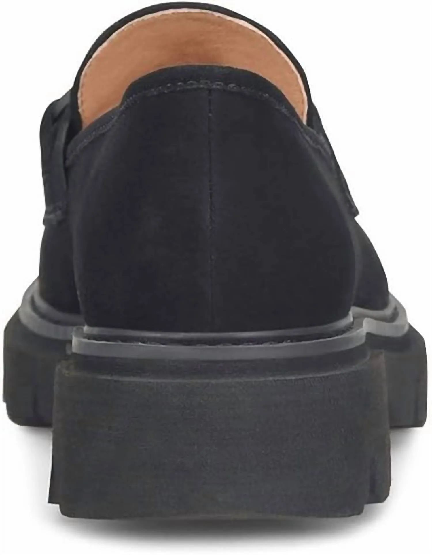 Women Satara Loafer In Black Suede