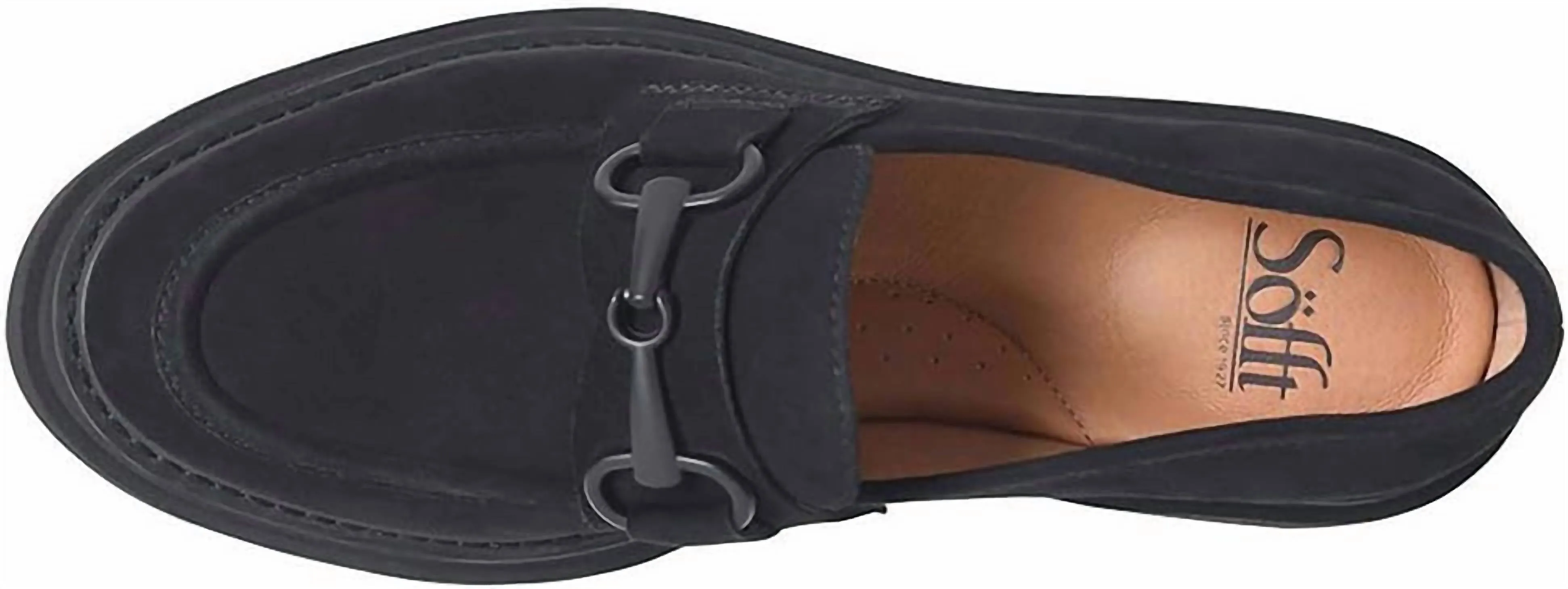 Women Satara Loafer In Black Suede