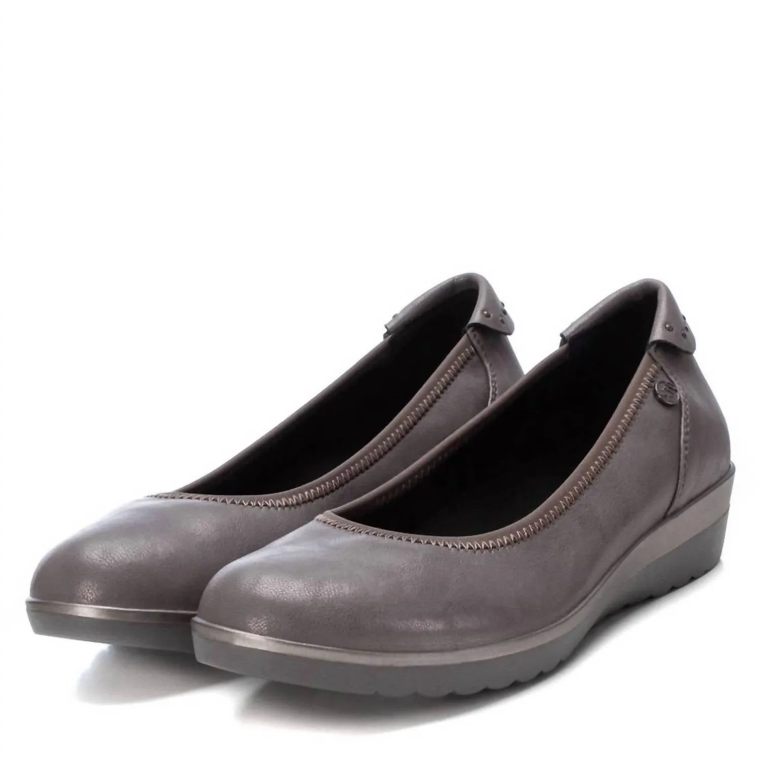 Women's Ballet Flats Shoes In Charcoal