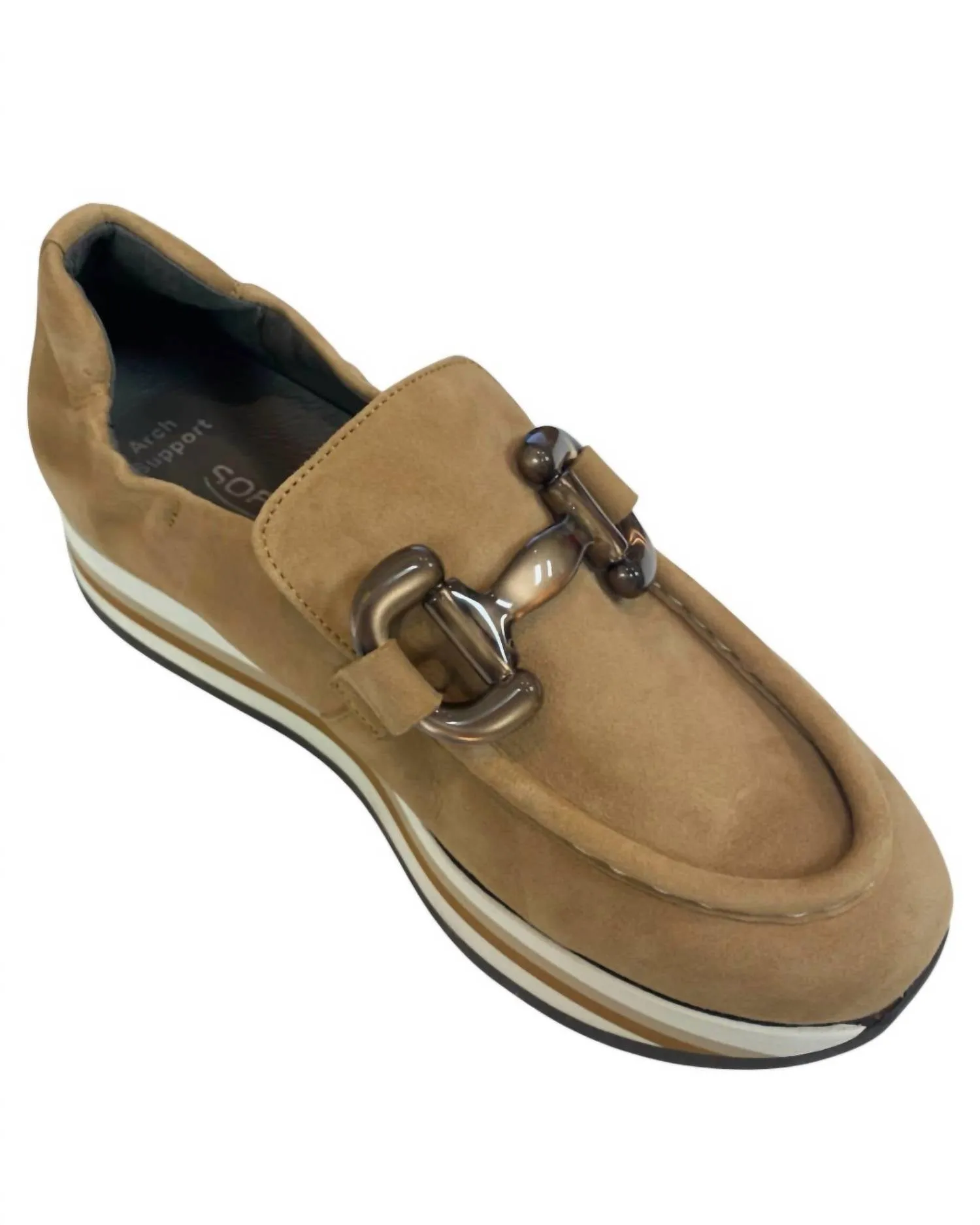 Women's Catlin Wedge Loafers In Cuoio
