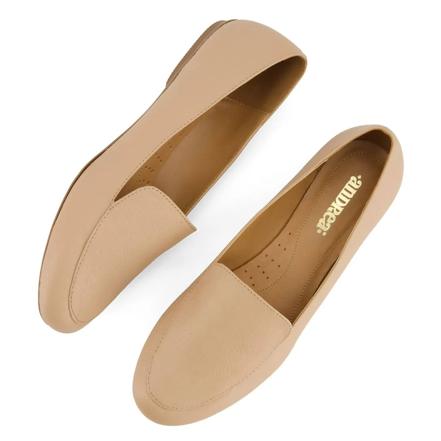 Women's Classic Flats In Beige