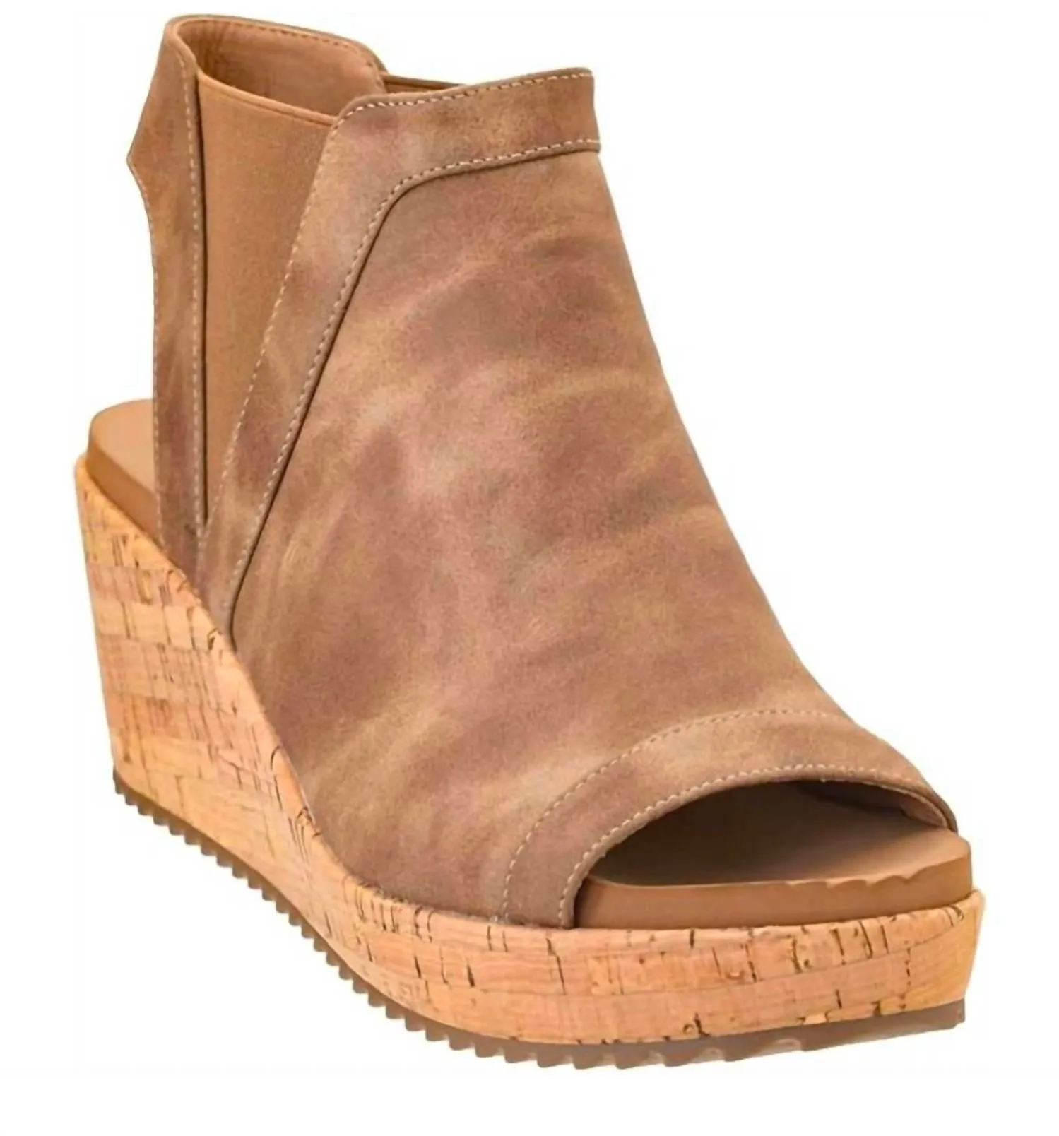 Women's Easy Now Wedge Sandals In Tan