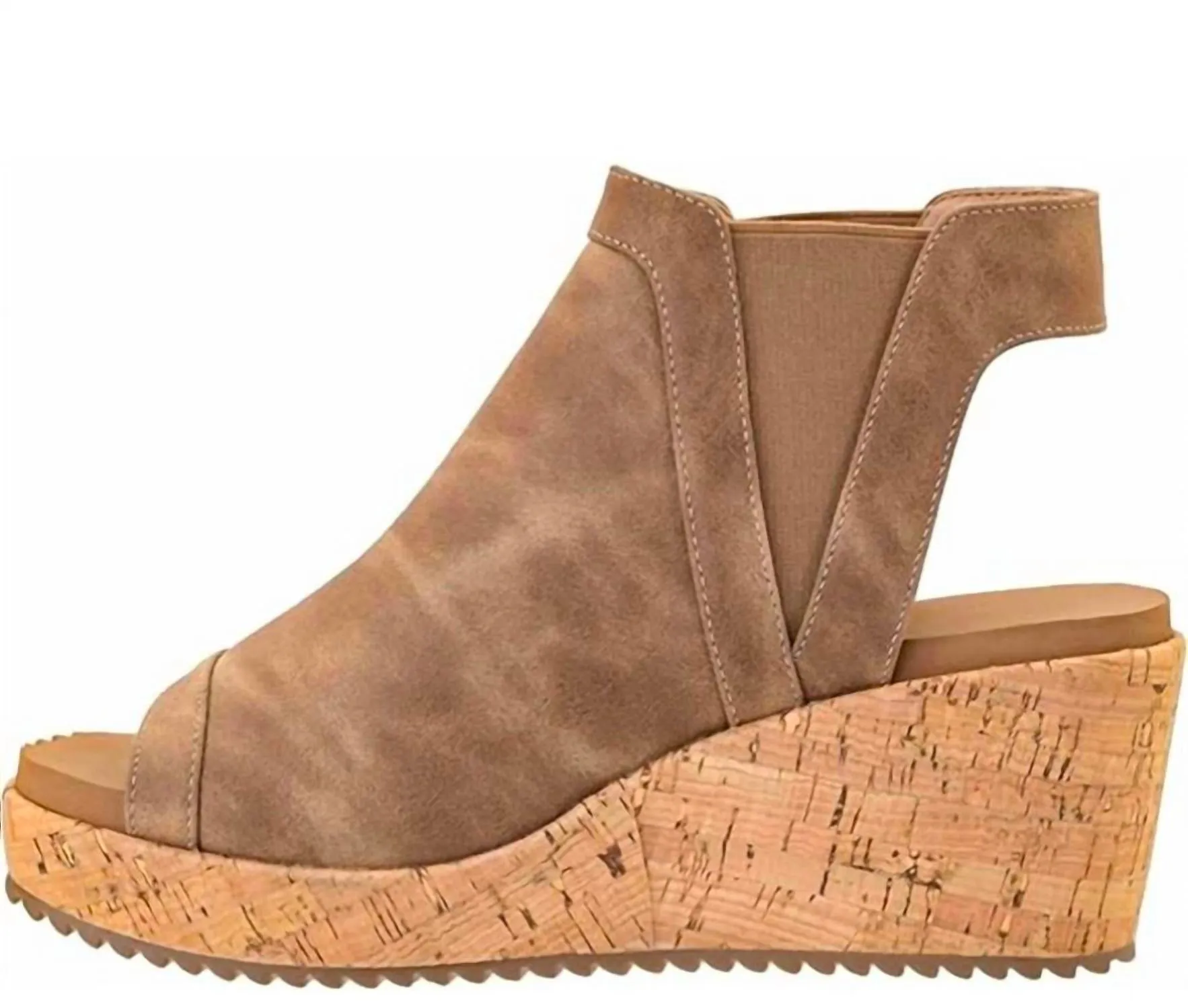 Women's Easy Now Wedge Sandals In Tan