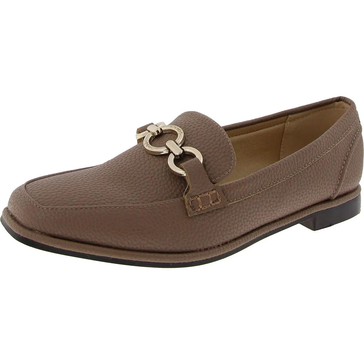 Womens Embellished Manmade Loafers