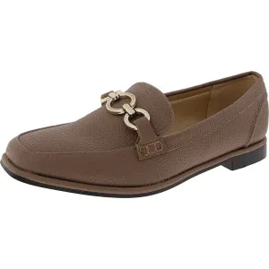 Womens Embellished Manmade Loafers
