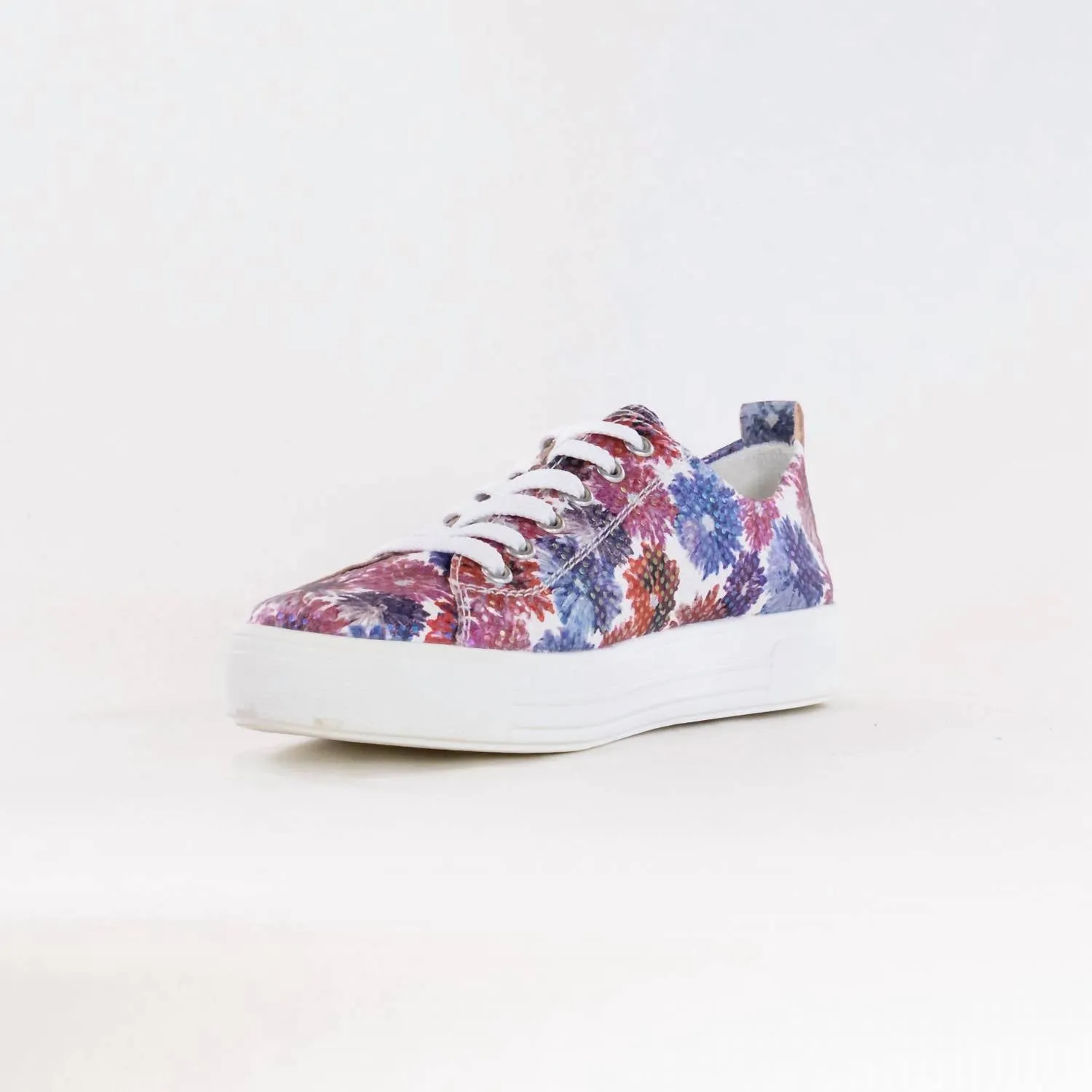 Women's Flowered Sneakers In Multi