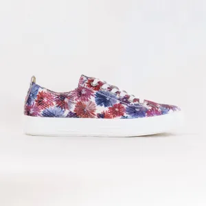 Women's Flowered Sneakers In Multi
