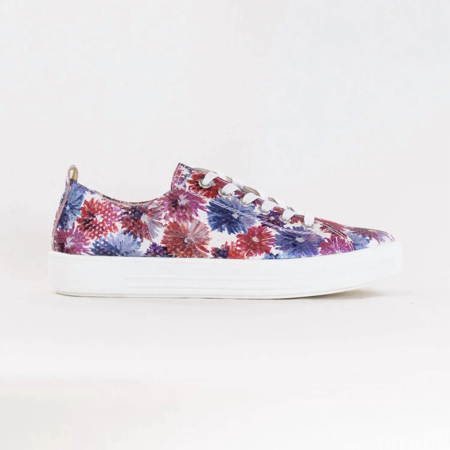 Women's Flowered Sneakers In Multi